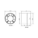 Aircol 100 KT Kanal Tipi Aspiratör - Görsel 2