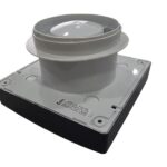 Aircol 100 OP Siyah Otomatik Panjurlu Aspiratör - Görsel 2