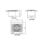 Aircol 120 Krom Aksiyal Aspiratör - Görsel 2