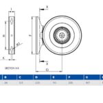 Aircol 125 KF Radyal Kanal İçi Fan - Görsel 2