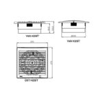 Aircol 200 Krom Aksiyal Aspiratör - Görsel 2