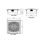 Aircol 200 Siyah Aspiratör - Görsel 3