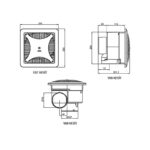 Aircol 250 Tavan Tipi Aspiratör - Görsel 2