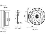 Aircol 315 KF Radyal Kanal İçi Fan - Görsel 2
