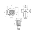 Aircol AKS 140-60 Salyangoz Radyal Fan - Görsel 2