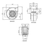 Aircol AKS 160-60 Salyangoz Radyal Fan - Görsel 2