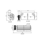 Aircol AKS 680-180 Tanjansiyel Radyal Fan - Görsel 2