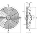 AKS 137 4ES 630 Aksiyel Fan - Görsel 2