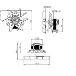 Aks 686-16 Hava Sirkülasyon Fanı - Görsel 2