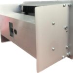 Ne-Ad 10 Modül Çift Açılır Kapaklı Masa Üstü Priz Kasası Eloksal 3810-01 - Görsel 5