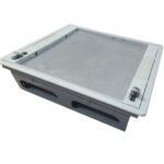 Ne-Ad 27x27 Döşeme Altı Priz Kasası 18 Modül 3516-F - Görsel 1