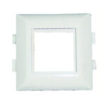 Avf 45 x 45 Priz Montaj Seti Tekli Çerçeve BOŞ - Görsel 1