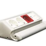 Ne-Ad 5 Modül Tezgah Altı Priz Kutusu BOŞ  3305-01 - Görsel 1