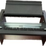 Ne-Ad 6 Modül Çift Açılır Kapaklı Masa Üstü Priz Kasası Siyah  3806-02 - Görsel 2