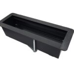 Ne-Ad 6 Modül Gömme Priz Kutusu Siyah Boş 3906-02 - Görsel 1