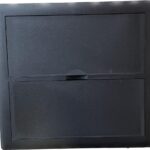 Avf Masa Üstü Gromet 150x137 Siyah Boş Kasa 3712-02 - Görsel 1