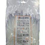 Çetsan 2,5x100 Kablo Bağı 500 adet Beyaz - Görsel 1