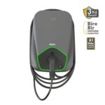 Hera Araç Şarj Cihazı BC31C Type2 Kablolu 32A-22KW Trifaze Gri RFID Sistem - Görsel 1