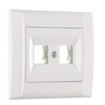 Makel Defne Beyaz İkili Data Prizi 1 Adet Cat5 - Görsel 2