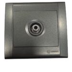 Makel Defne Füme Uydu Sat Prizi F Konnektörlü Geçişli - Görsel 1