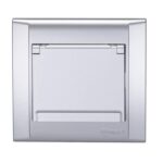 Makel Defne Gümüş Kapaklı Topraklı Priz - Görsel 1