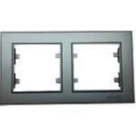 Makel Karea Füme İkili Yatay Çerçeve - Görsel 1