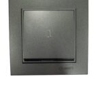 Makel Karea Füme Zil Butonu - Görsel 1