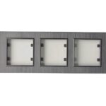 Makel Karea Line Füme Üçlü Çerçeve - Görsel 1