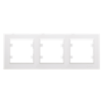 Makel Karea Üçlü Çerçeve Beyaz - Görsel 1