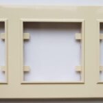 Makel Karea Üçlü Çerçeve Krem - Görsel 1