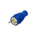 Ne-Ad 16A Kauçuk Topraklı Fiş Mavi  4601 - Görsel 1