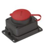 Ne-ad 3x25A Kauçuk Trifaze Duvar Prizi   4007 - Görsel 1