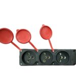 Ne-Ad 3x25A Üçlü Kauçuk Grup Priz  4012 - Görsel 3