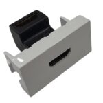 Ne-Ad 45x22,5 HDMI Dişi Giriş Çıkışlı L Tipi Beyaz 2063 - Görsel 1