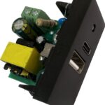 Ne-ad 45x22,5 İkili Şarj Adaptörü A/C Siyah  2162-S - Görsel 2