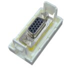 Ne-Ad 45x22,5 VGA Dişi Giriş Çıkışlı Priz Beyaz 2060 - Görsel 2