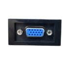 Ne-Ad 45x22,5mm VGA Dişi Giriş Çıkışlı Priz Siyah 2060-S - Görsel 1