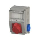 Ne-Ad 5x16 1 Adet Ön + 1x16A 2 Adet Yan Prizli Kombinasyon - Görsel 1