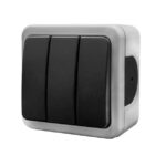 Nead Multima Gri Üçlü Anahtar - Görsel 1