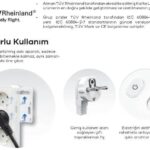 Seldur Altılı Anahtarlı Topraklı Grup Priz Siyah 3 mt ÇK - Görsel 3