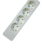 Seldur Dörtlü Topraklı Grup Priz Klemensli ÇK - Görsel 1