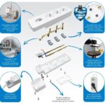 Seldur Üçlü Anahtarlı Topraklı Toraklı Grup Priz 2 mt ÇK - Görsel 2