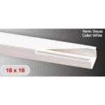 Sert Plastik 16X16 Kablo Kanalı 180 Mt - Görsel 2