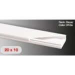 Sert Plastik 20X10 Kablo Kanalı 216 Mt - Görsel 2