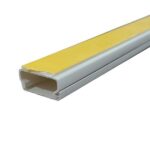 Sert Plastik 20X10 Kablo Kanalı Kendinden Yapışkanlı 2 Mt - Görsel 1