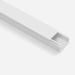 Sert Plastik 60X40 Kablo Kanalı  48 Mt - Görsel 1