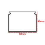 Sert Plastik 60X80 Kablo Kanalı 24 Mt - Görsel 2