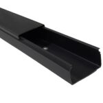 SP 40x25 Yapışkanlı Kablo Kanalı Siyah 2mt - Görsel 1