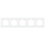 Viko Karre Beşli Yatay Çerçeve Beyaz - Görsel 1