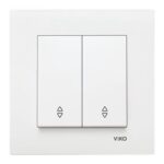 Viko Karre Beyaz Komitatör Vavien (İkili Vavien) - Görsel 1